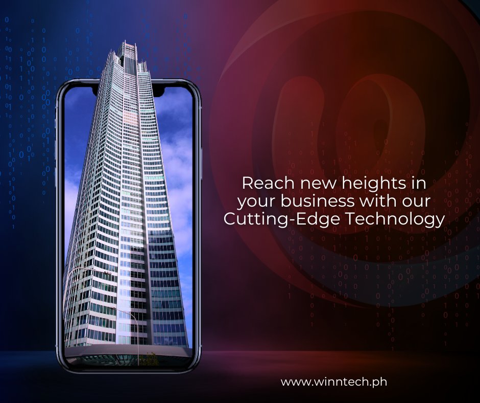 Reach new heights in your business with our cutting-edge technology. Elevate your operations and achieve unparalleled success! 🚀📈

Visit our website to learn more!
🌐 winntech.ph