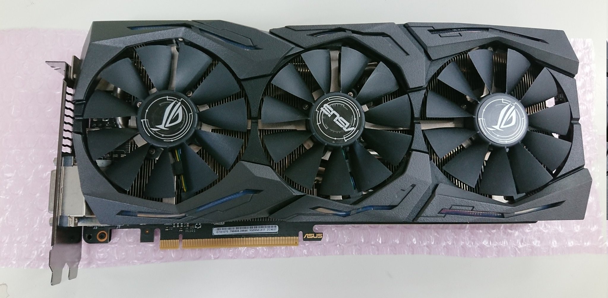 ジャンク】ASUS ROG STRIX GTX1070 GeForce GTX 1070 ROG STRIX 8GB