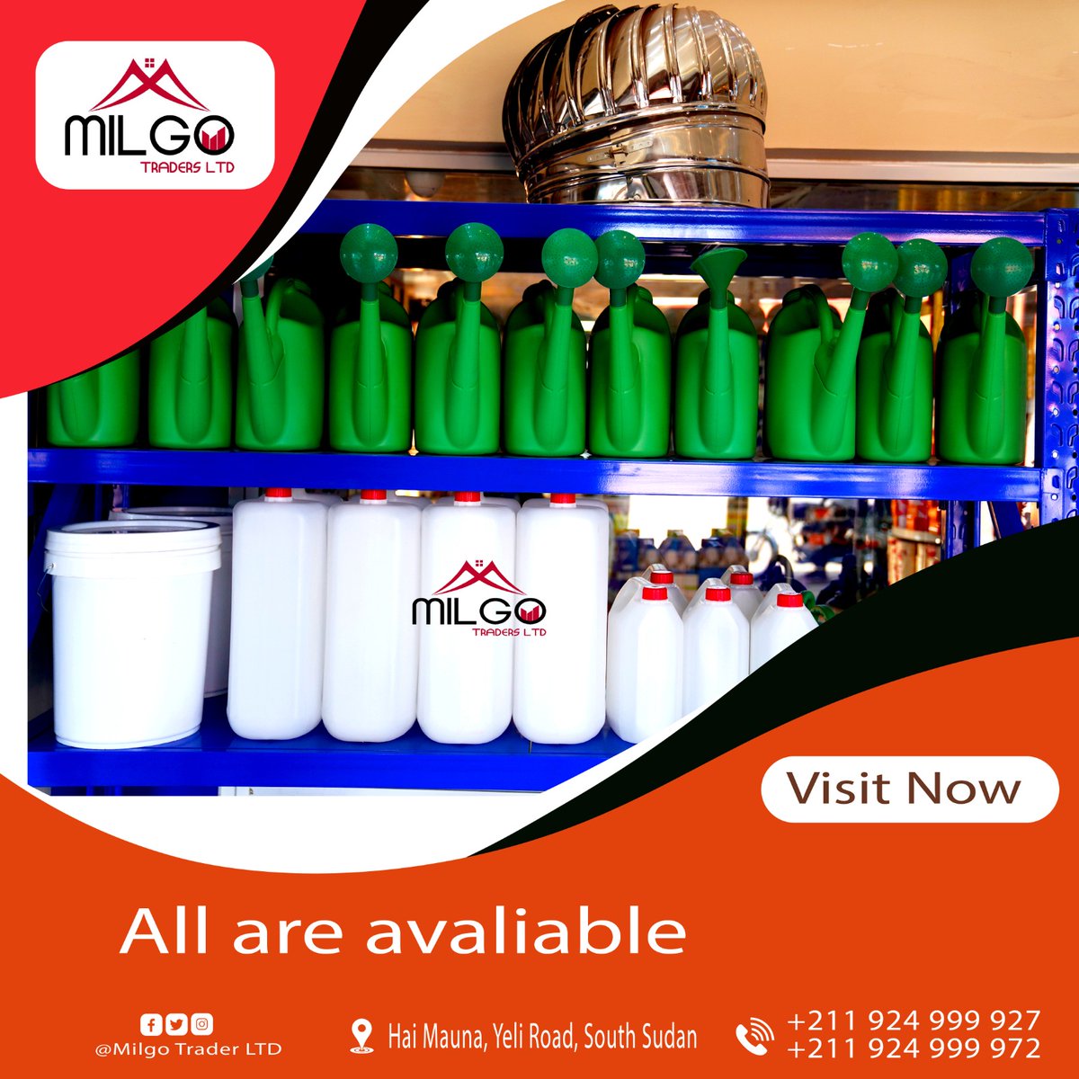 milgo_traders's tweet photo. All are available at Milgo.
Please visit Milgo 
📞 +211 924 999 927 +211924999972
#Milgo_is_the_Home_Quality for the accessories, matterial building, Mattress, Chairs and Agricultural tools.
#Together_with_Milgo you can Building your dreams 🏗️ https://t.co/zoc4bdAnIo