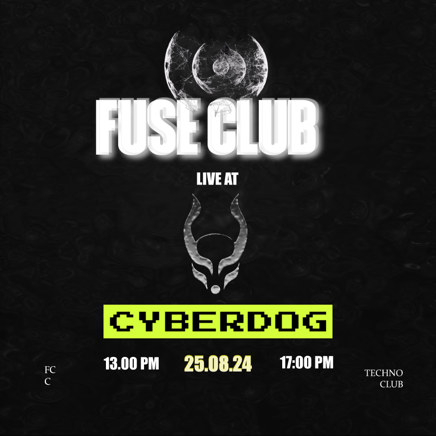 Music_GFR's tweet photo. 𝗦𝗮𝘃𝗲 𝘁𝗵𝗲 𝗱𝗮𝘁𝗲! 𝟮𝟱.𝟬𝟴.𝟮𝟬𝟮𝟰

Catch @fuse_club_  live at the mothership 👽 @cyberdoguk in London. 

Underground Techno and hard-groove from 13:00pm.

Free RSVP to join the rave 
🎫 https://t.co/xhKdQDozFF https://t.co/bLHkcEksjT