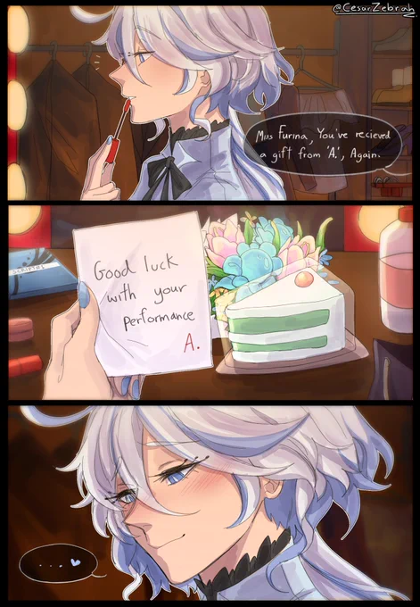 #arlefuriweek2024 Day 4 - idol/Lipstick

Anonymous A. &amp; A Star [1/2]

#Arlefuri 