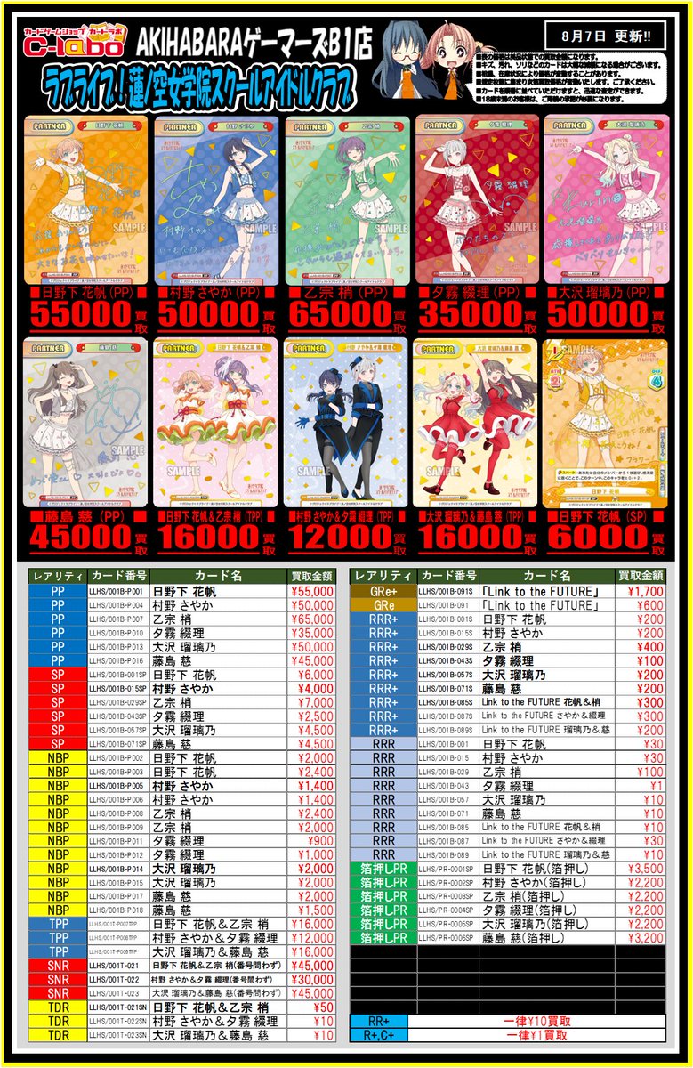 Reバース リバースラブライブ！蓮ノ空乙宗梢 PP