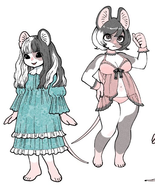 _kikimari_'s tweet photo. Ryoko Kui mouse lingerie 😳 https://t.co/OcWyDJpLeN