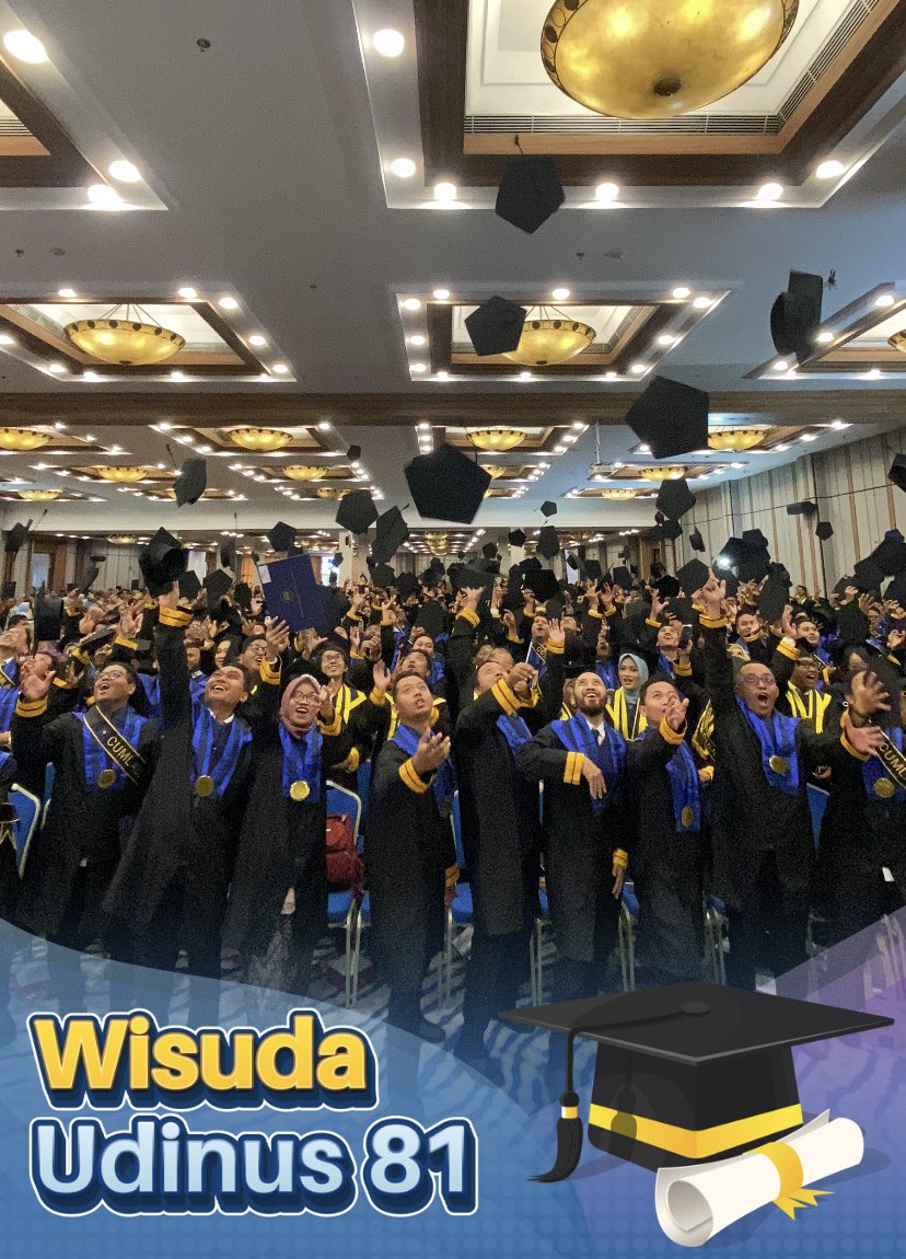 Selamat merayakan Wisuda, Dinusian!🎓