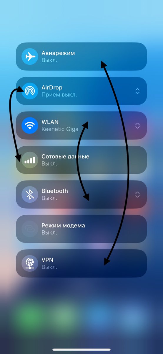 Dennis_Khmara's tweet photo. В iOS 18 новый «Центр управления» конечно получил свои минусы.
Надо срочно ‼️ добавить возможность тасовать список виджета «Связь» и при этом иконки в маленькой версии также перемещаются. Не хватает управления самым основным WiFi и Bluetooth.
#iOS18 #iOS18beta5 https://t.co/KlDcNsKDHk