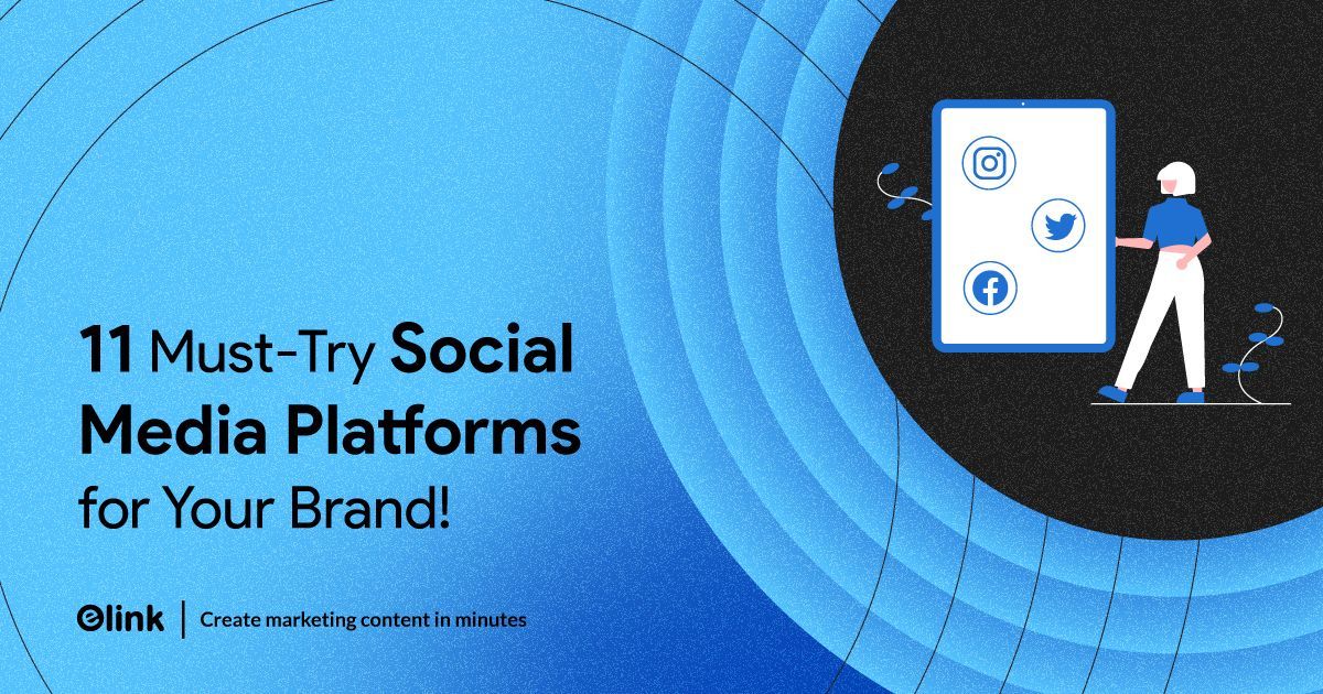 Elevate your marketing game with these 11 social media platforms! 📱✨ Explore the options on Elink.io's blog.

buff.ly/3JIEuMo

#SocialMediaMarketing #DigitalMarketing #MarketingTips