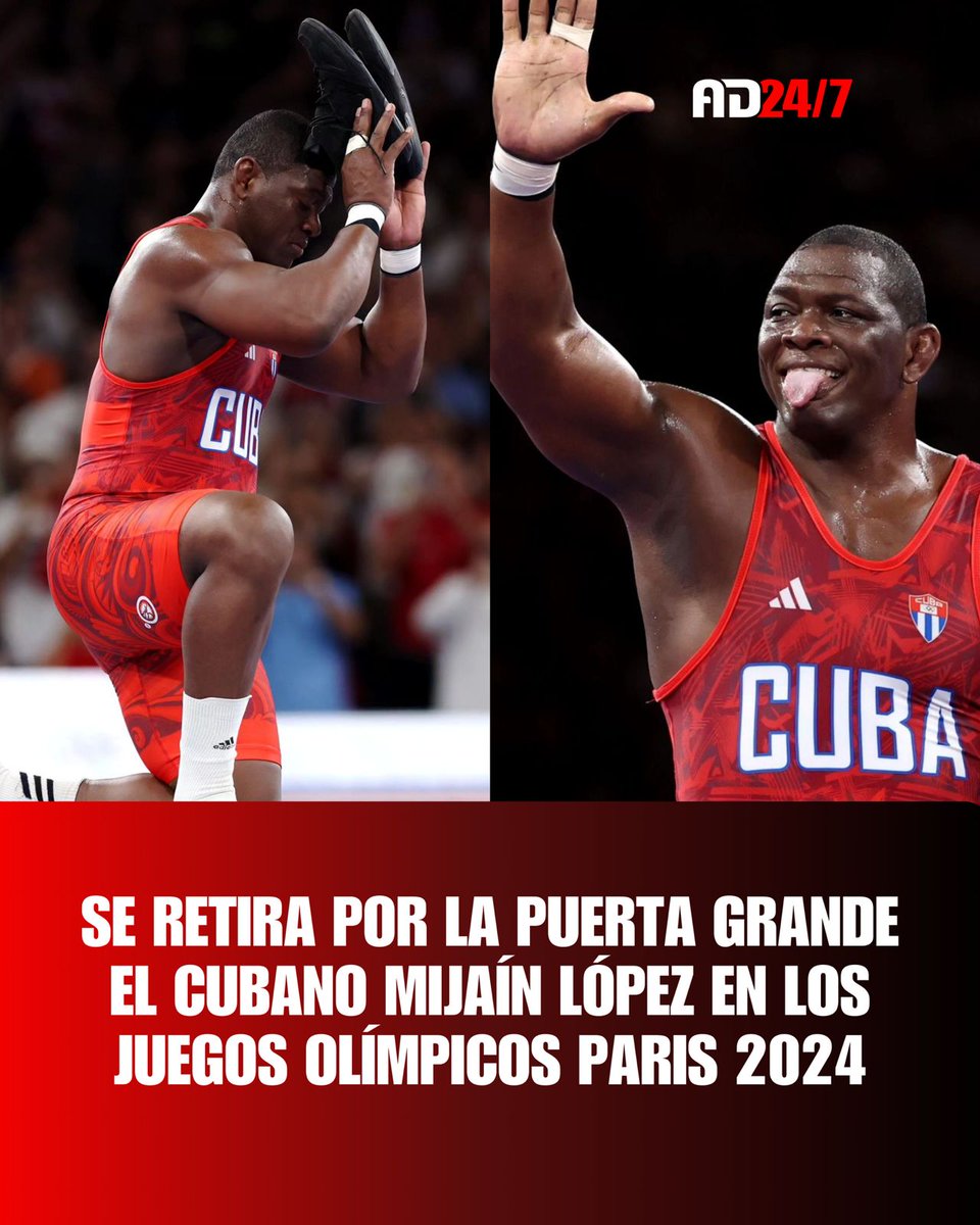 SE RETIRA POR LA PUERTA GRANDE 🏆🏅 

🔴Se convierte en el único atleta en la historia de los Juegos Olímpicos en ganar 5 medallas de oro en la misma disciplina. Tras lograr este récord, el luchador de 41 años dejó sus zapatos en el centro de la arena, simbolizando su retiro.
