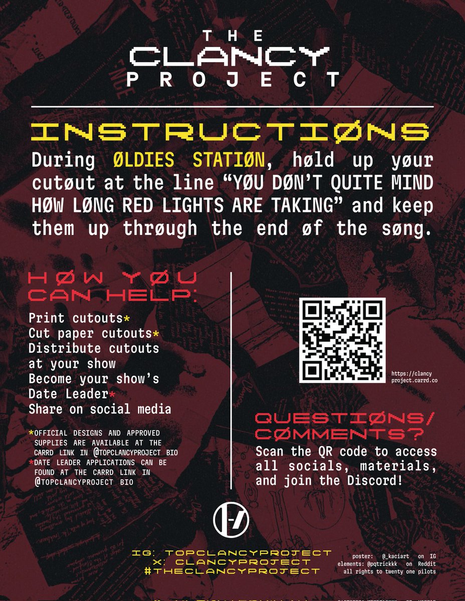 THE CLANCY PRØJECT tweet media