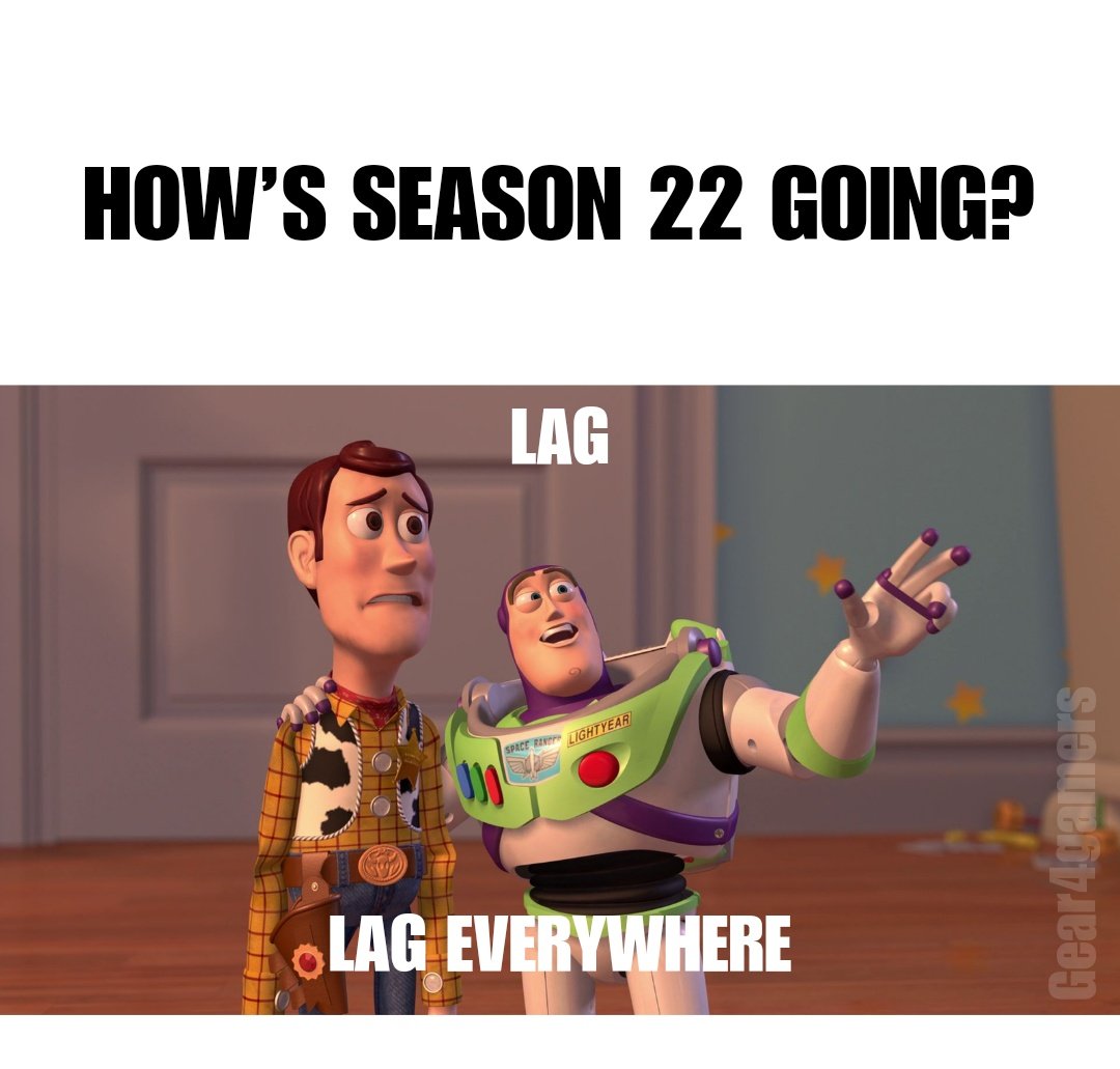 Gear4Gamers1's tweet photo. Is it really apex legends if it's not crashing every season launch 😂 #season22 https://t.co/nLTGqchzRI