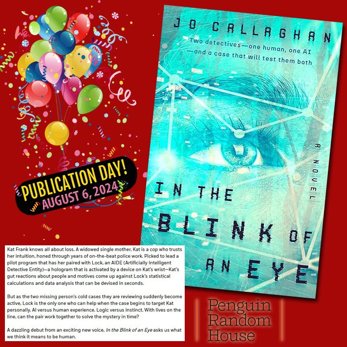 fictionophile's tweet photo. Happy #PublicationDay to @JoCallaghanKat Her novel #InTheBlinkOfAnEye is published today by @penguinrandom #NewBook #AnticipatedRead #Fictionophile #bookbloggers #booklovers https://t.co/XFCCnuitDb