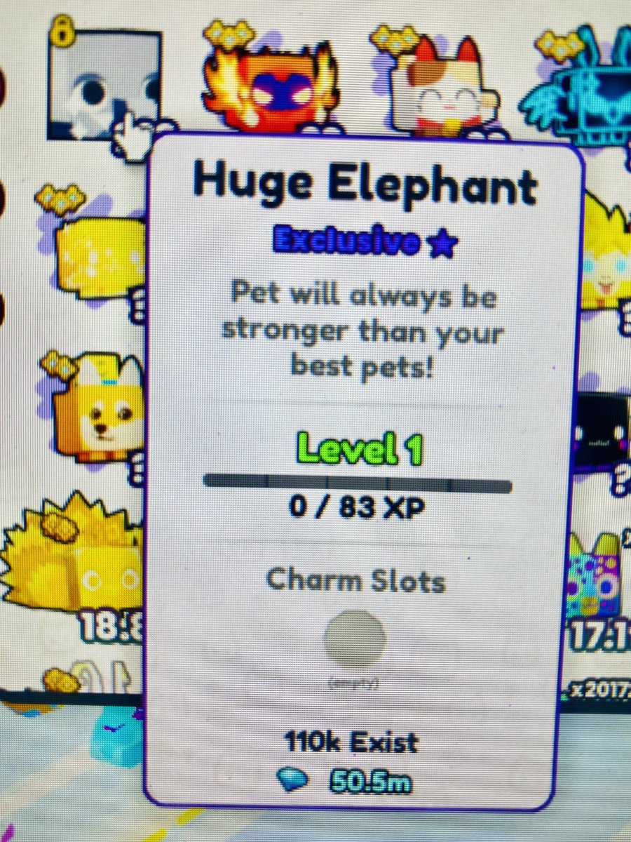 Rainbow fluffy cat and another elephant just now :)