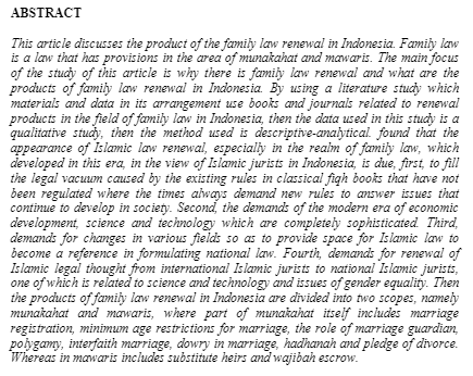 LAJ_Journal's tweet photo. Sugitanata, Arif. “Product Renewal in the Field of Family Law in Indonesia.” Law and Justice, vol. 6, no. 1, May 2021, pp. 62–79. https://t.co/3yGnT80q08, https://t.co/rxkiNOmSnW. https://t.co/a0lIV4uQza