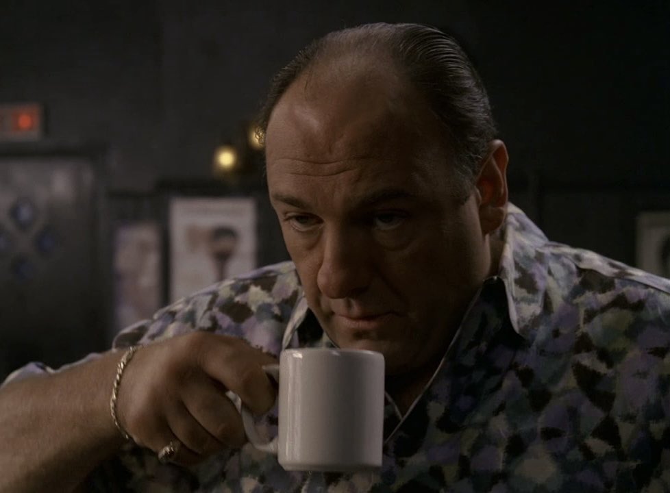 SopranosWorld's tweet photo. “I have no idea why I’m so anxious”

Me all day: https://t.co/fsHYVOzoPE