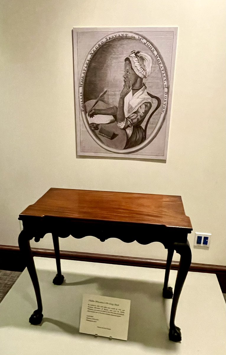 Maura Condon (@mauraecondon) on Twitter photo A tour of the Massachusetts Historical Society today included Phillis Wheatley’s desk. Great day prepping for the NCTE Conference! <a href="/MHS1791/">Massachusetts Historical Society</a> A tour of the Massachusetts Historical Society today included Phillis Wheatley’s desk. Great day prepping for the NCTE Conference! <a href="/MHS1791/">Massachusetts Historical Society</a>