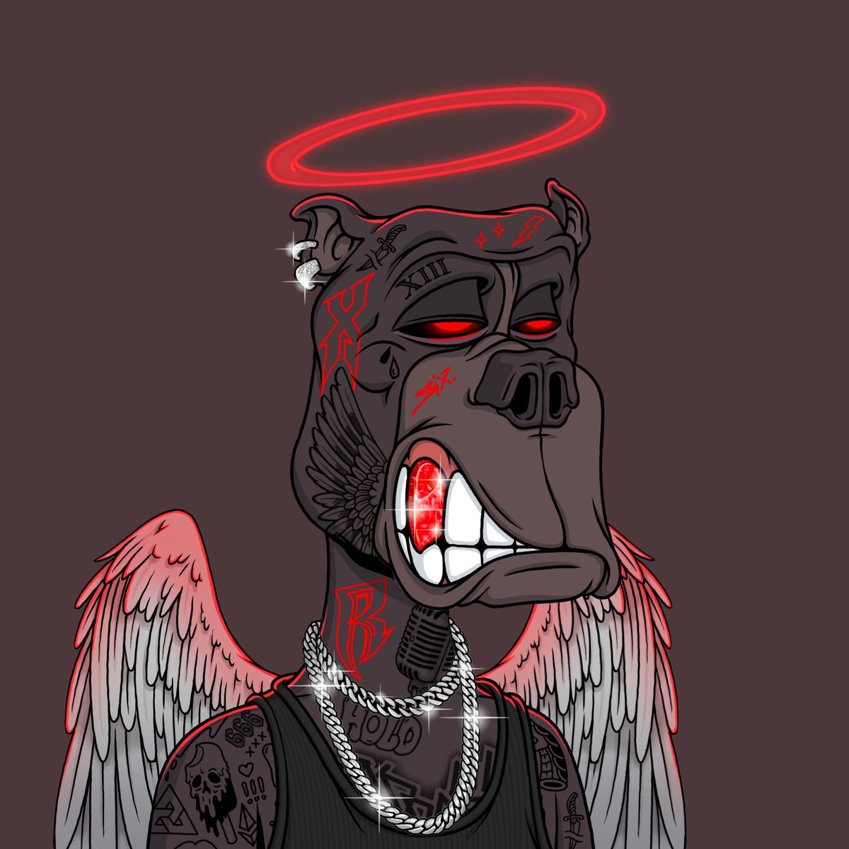 MasterKraftsmen's tweet image. #NewProfilePic WHO WE BE  REMIX !! @BadDogsCompany shoutout to @J_N0b0dy for the historic trade… 2YRS in the making 😤

#BDC4EVA 
#BadDogsCompany
#BULLISH🦴📈
#MasterURKraft
#WhoWeBe
#DMX 
#wOOF 
#SP1200