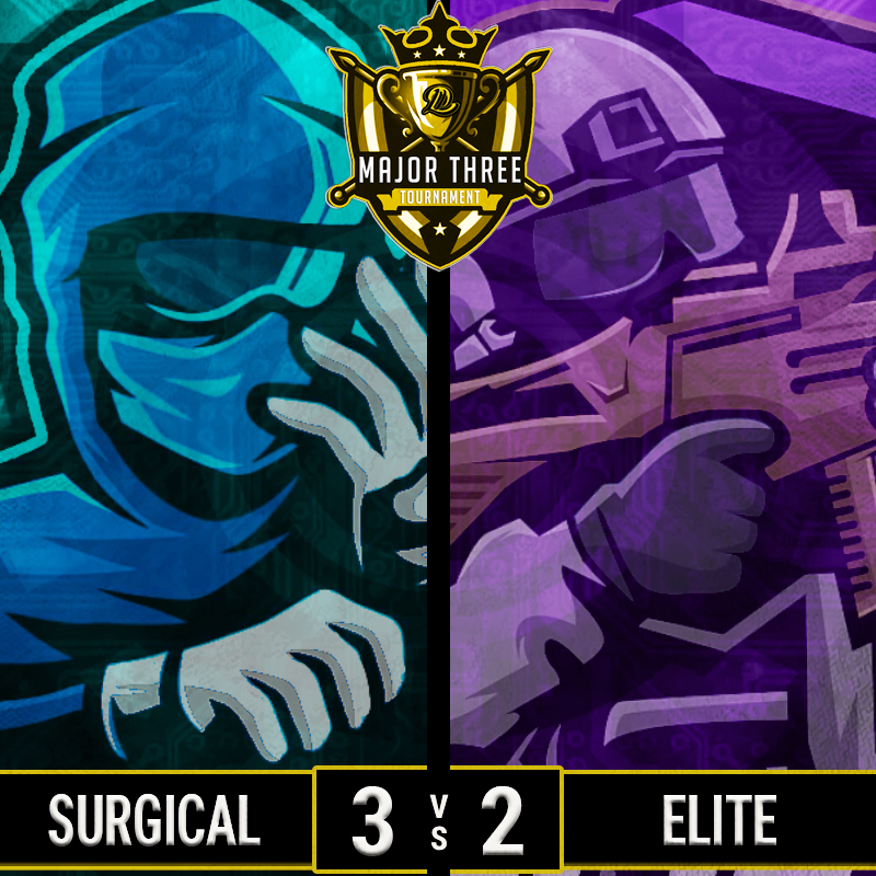 TheCoDPL's tweet photo. Surgical are able to cut down elite and prevent the reverse sweep to take their first win of Major 3 so far. Elite having lost not only their first map of the major but also first series!

#CPLSurgical 3-2 #CPLElite

https://t.co/M19PWD05UT

#CoDPL | #CPLMajor3 https://t.co/glc0u5w8hA