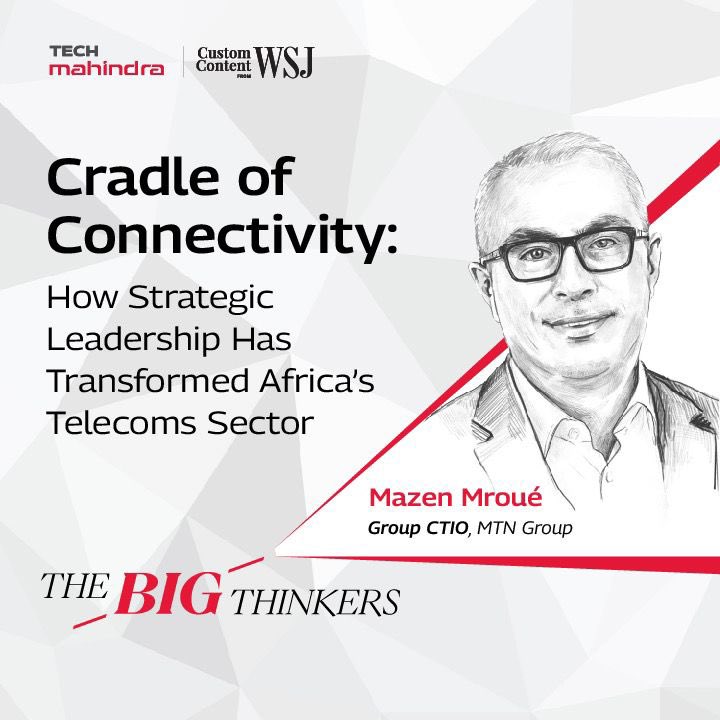 iarnav_sharma's tweet photo. Introducing the third edition of our 2024 #TheBigThinkers series, in collaboration with @WSJCustom. This edition features Mazen Mroué, Group CTIO of @MTNGroup Group, highlighting his strategic leadership in transforming Africa’s Telecoms Sector.
Mroué states, “With a focus on the long term, MTN’s growth potential depends on strong, socially responsible partnerships. @tech_mahindra stands out as one of our key strategic partners. They collaborate with us across various domains to integrate new technologies, speed up market entry, and test innovative solutions. For the past 10 years, we've combined our expertise to effectively drive future plans.”
This is certainly one example that stands out in showcasing our ability to deliver on our promise to #ScaleAtSpeed.
More importantly, when partners share common values, collaboration is enhanced, allowing us to deliver meaningful contributions to society together.
Do give it a read: https://t.co/tTXdSHx7oY