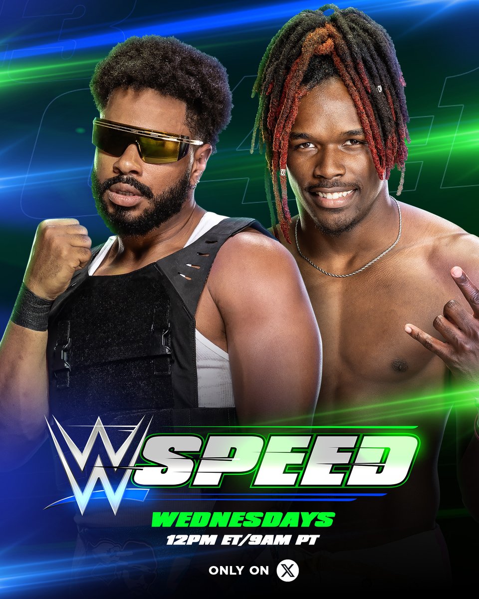 This matchup has "high-octane" written all over it. <a href="/WWEJeVonEvans/">Je’Von Evans</a> and Ashante “Thee” Adonis look to advance in the #WWESpeed No. 1 Contender's Tournament TODAY at 12pm ET / 9am PT, exclusively on <a href="/X/">X</a>.