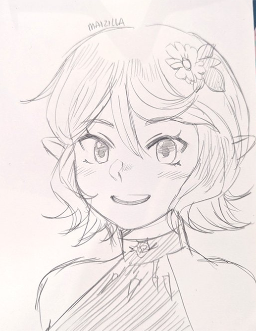 Maizilla's tweet photo. I'm opening $50 headshot sketch commissions to help with bills etc! These will be shipped to you! (shipping included in cost)

RT appreciated!
https://t.co/kLJt36xOs0 https://t.co/9sxBDAUeiX