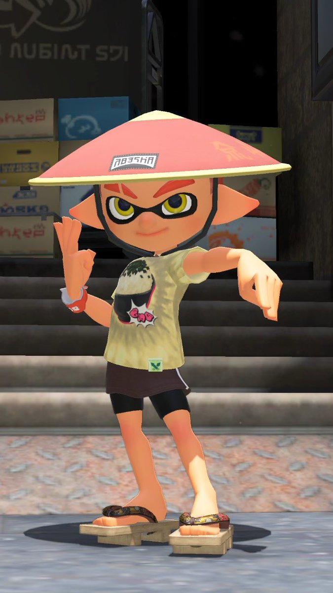 VenomPichu's tweet photo. It was a very hard decision to make, but I’ve made up my mind. For the next #SplatFest, I’ll be joining #TeamRice! My Inkling will be dressing up for the special occasion. Hope everyone likes his hat and wooden sandals.
☺️🥢🍚🍙🍘🤍

#Splatoon3 #StarchFest #NintendoSwitch https://t.co/fgnpcBPTWm