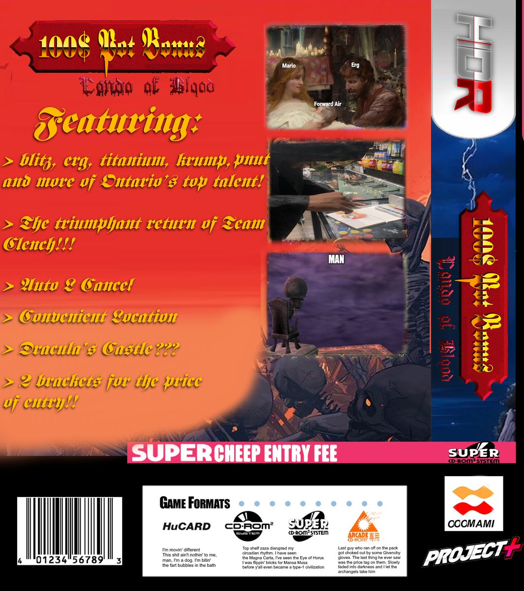 start.gg/tournament/con…

Would be a perfect event for some Out Of Regioners or melee players to come try to steal our money... if you dare! <a href="/ProjectMNexus/">Project M Nexus</a> <a href="/PPlusSide/">Plus Side</a> spread the word!