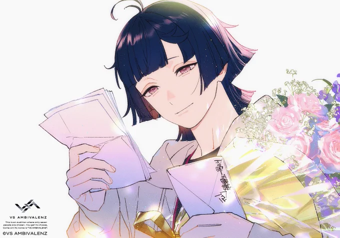 東雲さん、1年間練習生たちを支えてきてくれてありがとうございました! そしてまだまだこれからも、彼らのことをどうかよろしくお願いします   #ビバレン 公式ファンアート