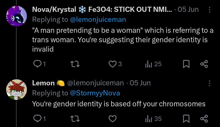 buddy there was no misinterpretation.

why are you following me.
go be unsupportive of trans people somewhere else 💀