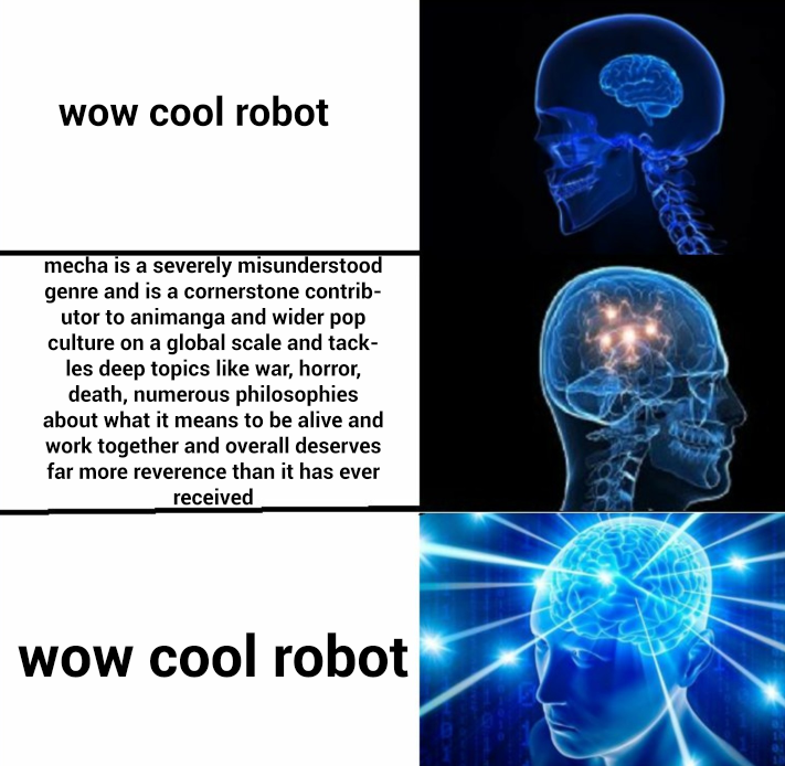 Slifer__Slacker's tweet photo. stages of robot enjoyer https://t.co/y1jbWvT5q7