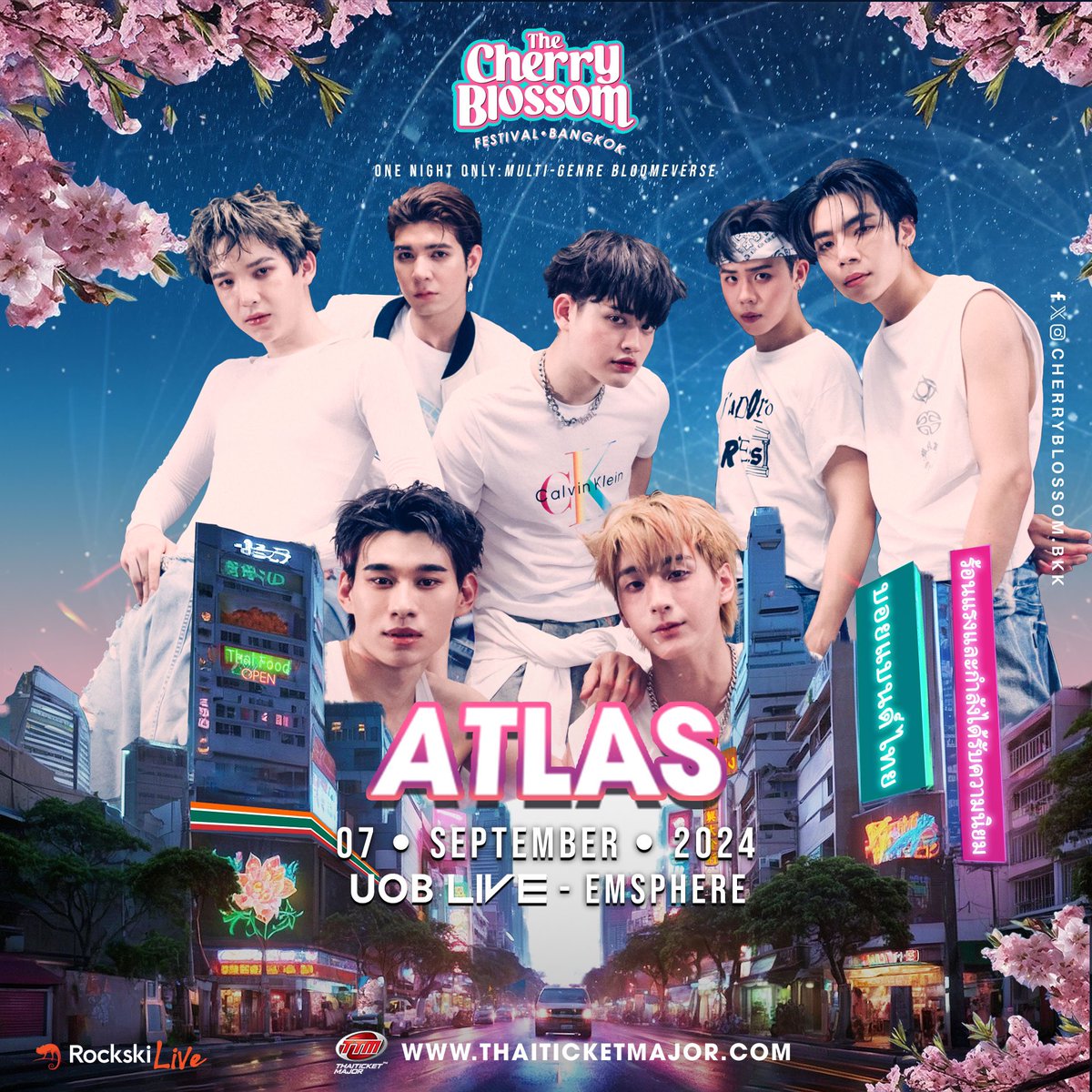 กดบัตร Early Bird ได้แล้ววันนี้!!  THE CHERRY BLOSSOM FESTIVAL BANGKOK 2024  รวมตัวสุดยอดศิลปินในเทศกาลดนตรีแห่งความทรงจำ! 🍒🌸✨

🔴เตรียมตัวให้พร้อมสำหรับค่ำคืนแห่งความทรงจำครั้งแรกในกรุงเทพฯ! เทศกาลดนตรีที่รวบรวมศิลปินสุดฮอต และเป็นที่นิยมทั้งประเทศไทย และประเทศเกาหลีใต้