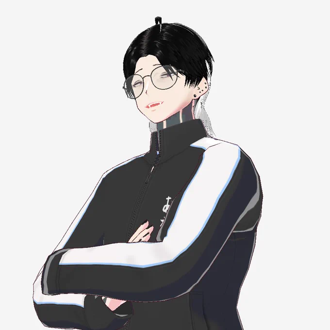 自分のVroidを絵にできるから楽しいな('◉◞౪◟◉) 