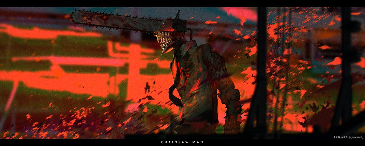 チェンソーマン「CHAINSAW MAN #チェンソーマン 」|おつまみのイラスト