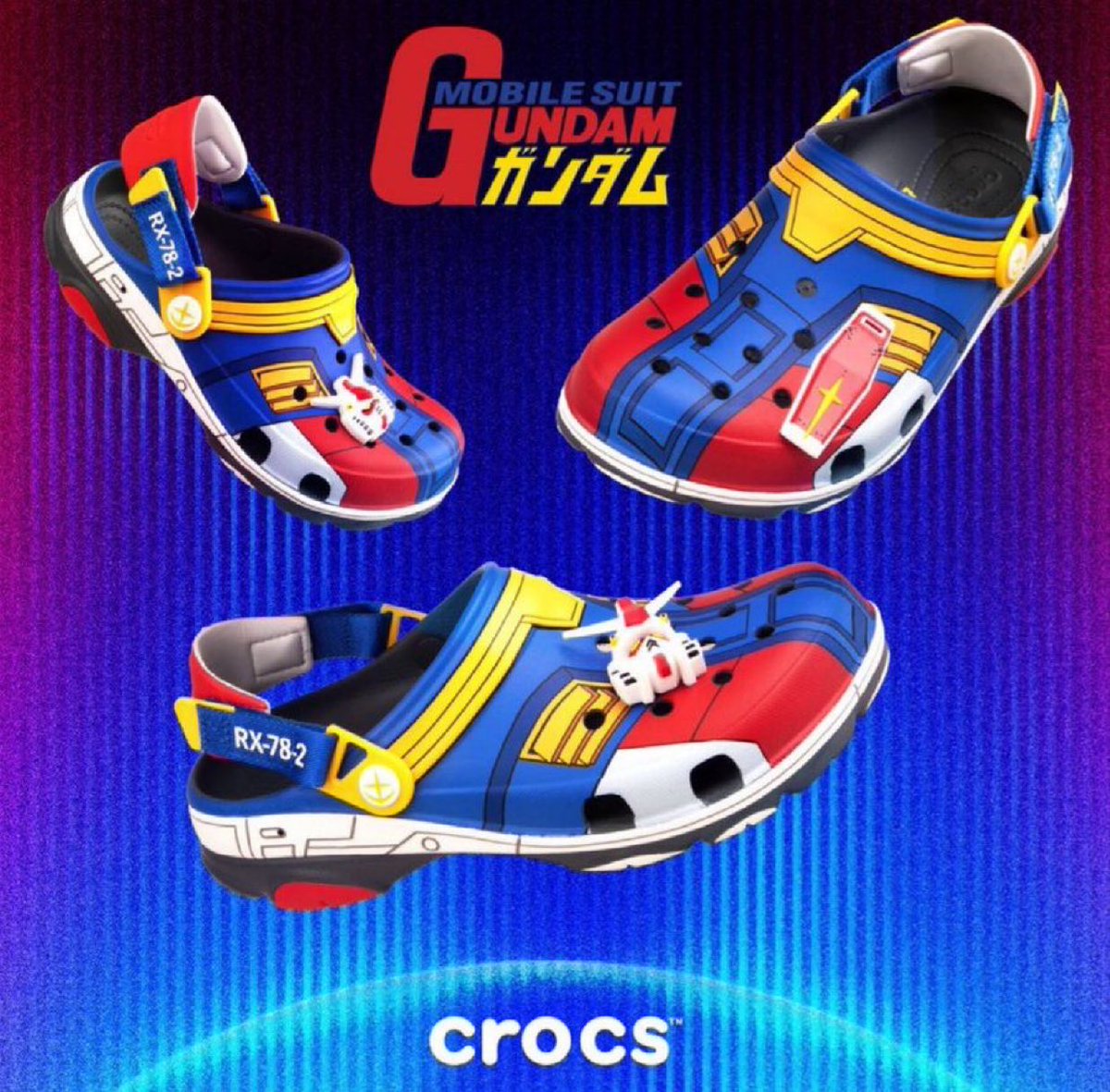 snkr_twitr's tweet photo. AD: 20% off the Gundam x Crocs Collection w/code GRACE20

All Terrain Clog
A https://t.co/Qy1TjAe9PC
K https://t.co/cW0I3w5Pbz

Jibbitz https://t.co/igX6UVoyYG
5-pack https://t.co/dOiTBaH0hJ https://t.co/7Pu4Nc3piF