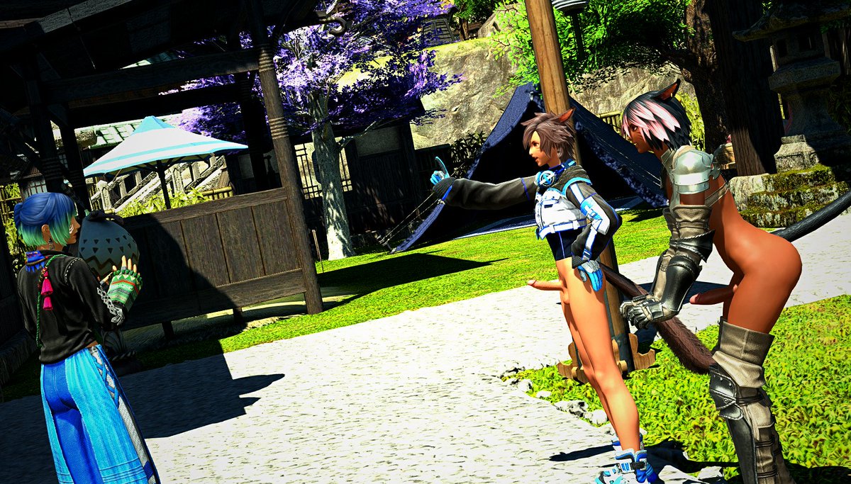 GreenNesi's tweet photo. Miqo sometimes have needs that need fulfilling, and Nesi gets caught in the crossfire more often than she might like. Even more so when both are so impatient to go at once...

#gposersnsfw #ffxivnsfw #ffxivlewd https://t.co/cI5GVPFjAC