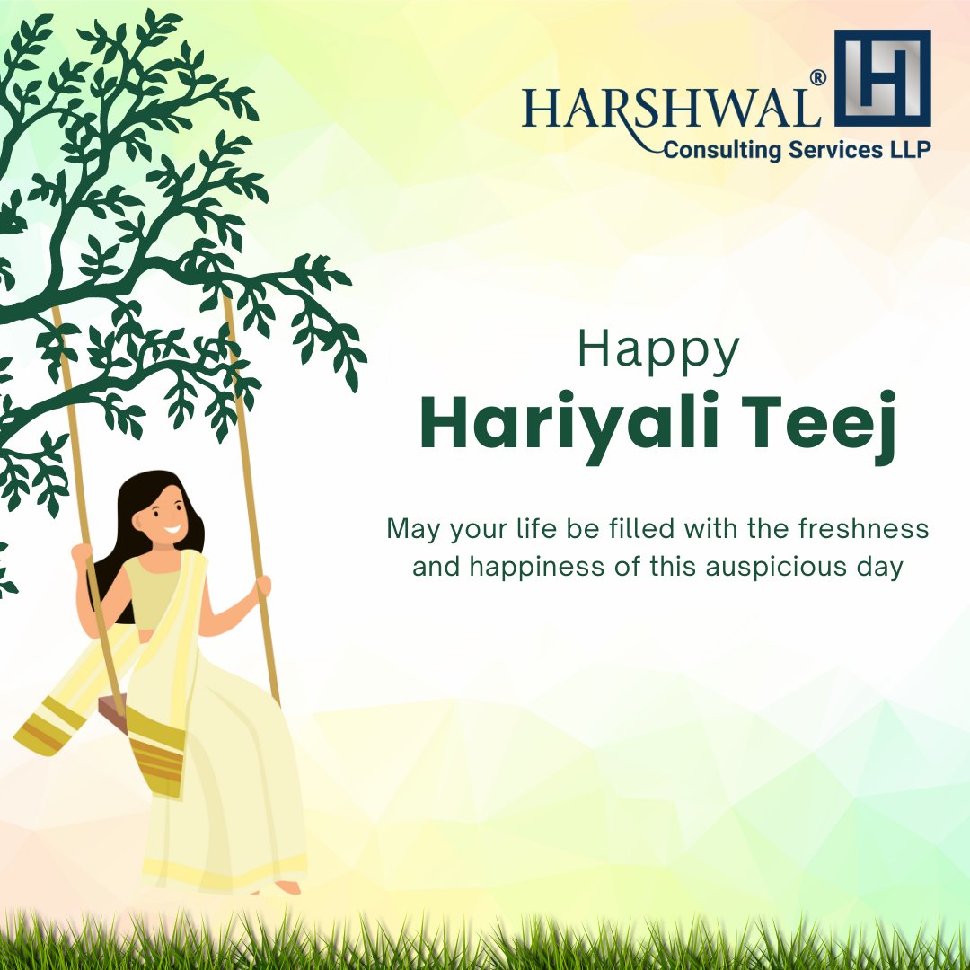 HCSLLP's tweet photo. Wishing everyone a vibrant and joyous Hariyali Teej.
May this special day bring you happiness, prosperity, and a fresh start filled with greenery and blessings.

#hariyaliteej #hcsllp #happyhariyaliteej #teejfestival #festival #teejspecial #hariyaliteej2024 #festivefeels https://t.co/U0TLFCUJCo