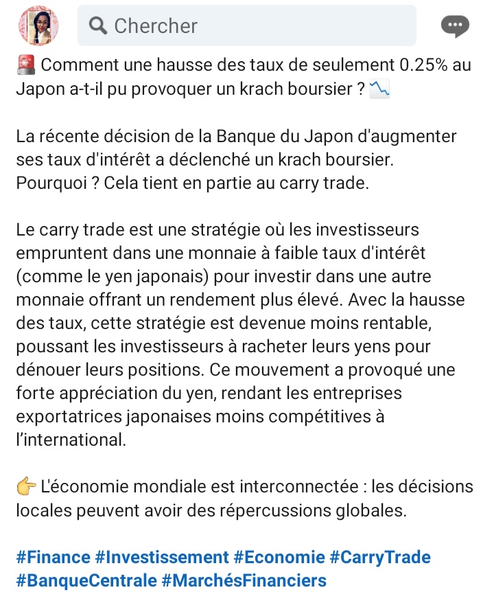 DjiboutiMulti's tweet photo. #Économie #MULTIJOB #Décryptage 
#CarryTrade #Banquecentrale #Marchésfinanciers https://t.co/BIJuk04YKh