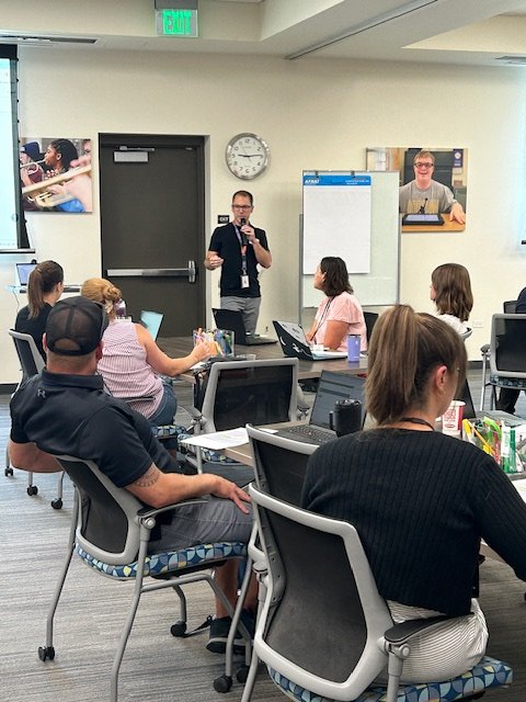 michbrenner's tweet photo. BVSD new special educators connecting around quality IEPs, resources for support and pathways to get ready for day 1. Welcome to the team! #bvsdsped #inclusionmatters https://t.co/7i4YiMndGP