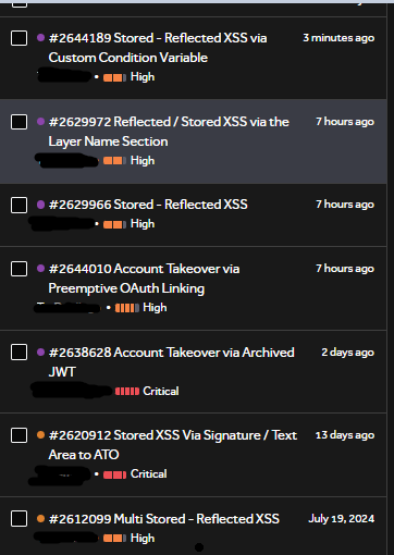 Was a little busy Found a few nice Bugs in the last 3 Weeks
More SXSS to come