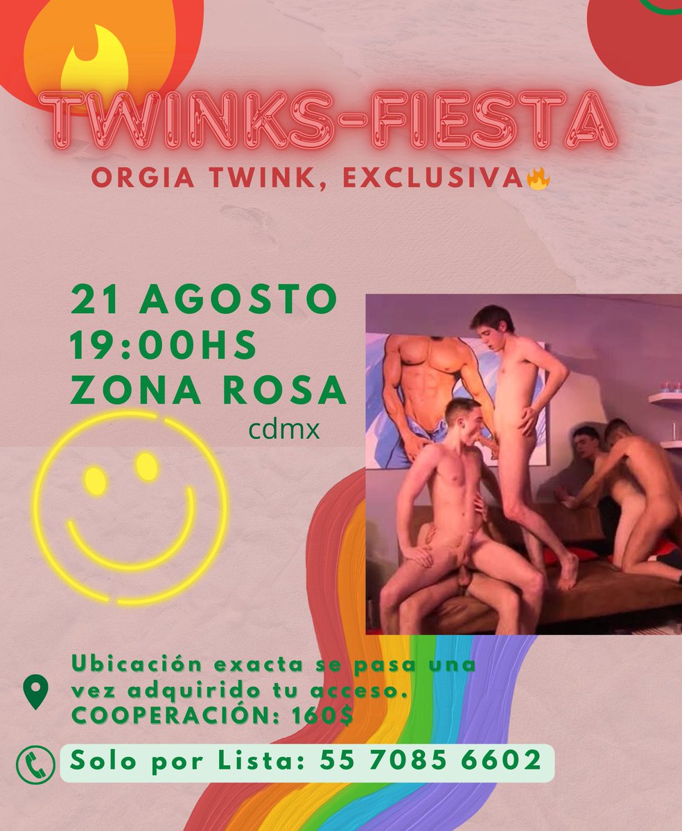 osquedaa's tweet photo. ES OFICIAL. La twinki fiesta será el 21 de agosto. Spot súper cool hasta con jacuzzi enorme.🔥

Cupo limitado solo twinks, twonks y Fit✨
DM para tu acceso x aquí o al número: https://t.co/PcQ52lPRmB