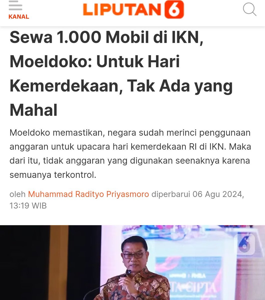 .
.
Setelah Rame DIHUJAT RAKYAT, skarang Istana Bro <a href="/jokowi/">Joko Widodo</a> MEMBANTAH .. Lah, sebelomnya Moeldoko ngomong "Ga ada yang mahal" soal sewa mobil ??!!

Kelakuan Istana ini emang MIRIS
Coba kalau ga rame dihujat Rakyat
Mungkin itu Proyek jalan terus ..

Bahkan infonya udah di DP 50%
