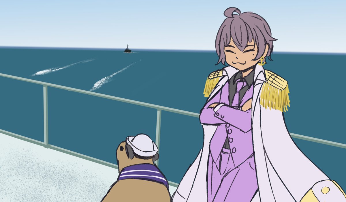 JollyRanchu's tweet photo. Admiral enjoying calm waters #paortrait https://t.co/gz7mJYr3F1
