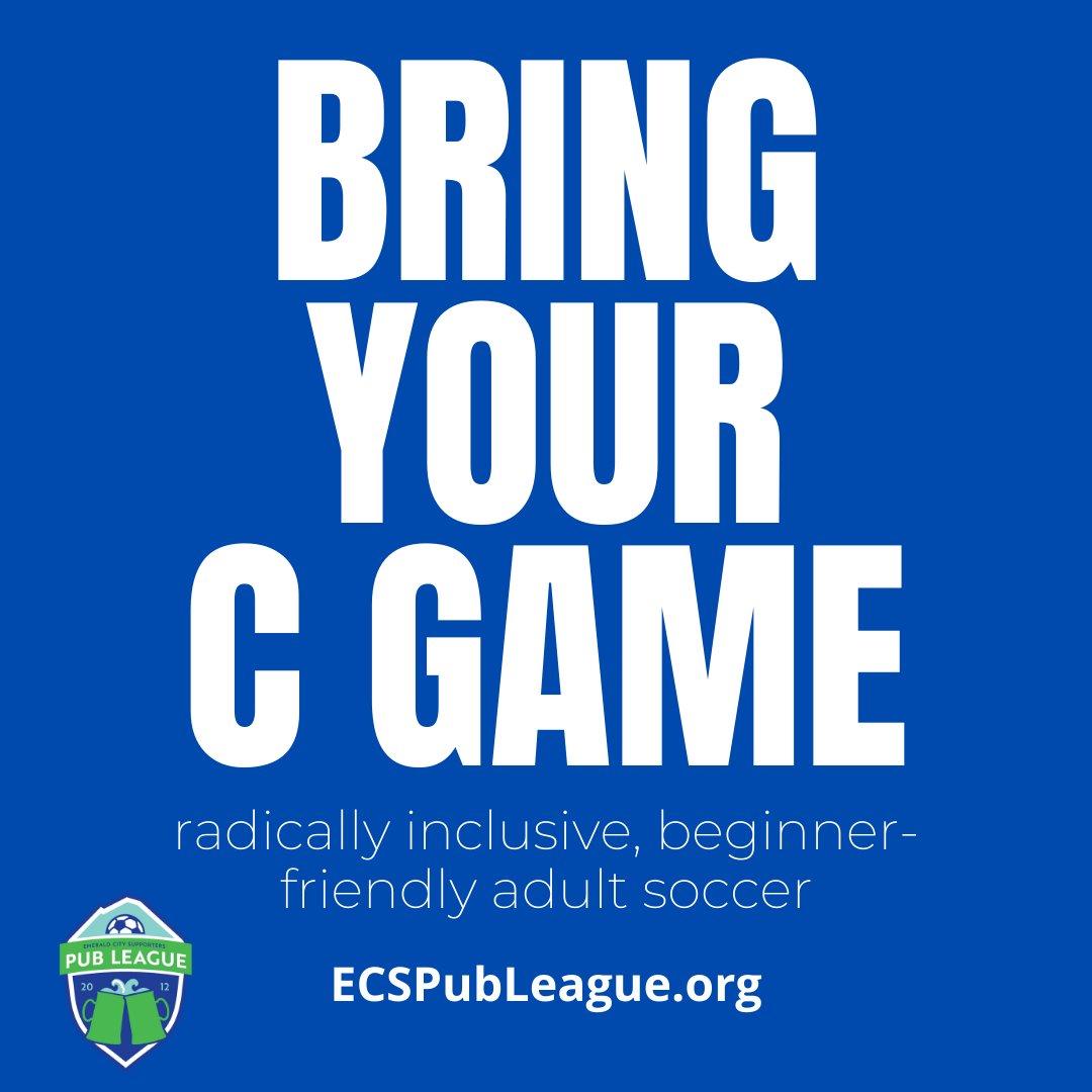 LAST CHANCE!
After a complete sellout in record time, we were able to expand our rosters but there are only a couple of those spots left now. Let us know if you want to come check us out on Sunday.
ecspubleague.org/event/august-1…