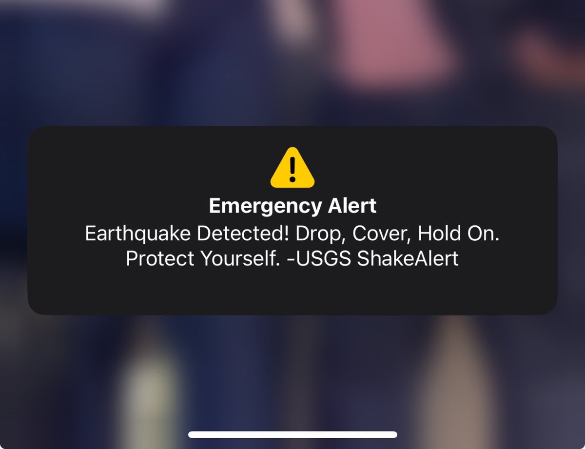 Earthquake.