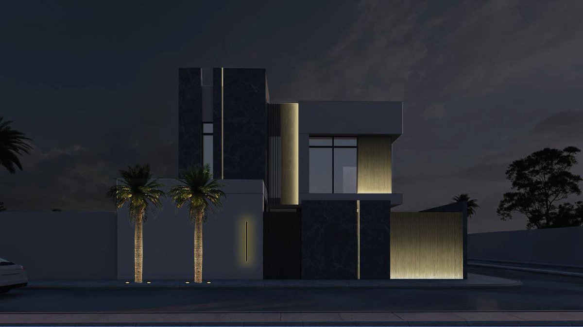 optilux_light's tweet photo. #تصميم_إنارة لواجهة فله #بالخبر :
اعتمد العميل التصميم النهائي المعماري من المكتب الهندسي 3D ، تم البدء بوضع أفكار الإنارة المتناسقه مع الكتل المعمارية وتحويلها إلى تصميم بتصور ليلي للفيلا 3D ، تحويل التصميم إلى مخطط فعلي 2D مزود بنقاط إنارة ، التحقق على أرض الواقع من تأسيس النقاط ، تحويل الأفكار لجدول كميات ومواصفات ، التخطيط لتوريد الكشافات حسب الكميات المحددة 💡
#تصميم_واجهات 
#لاندسكيب