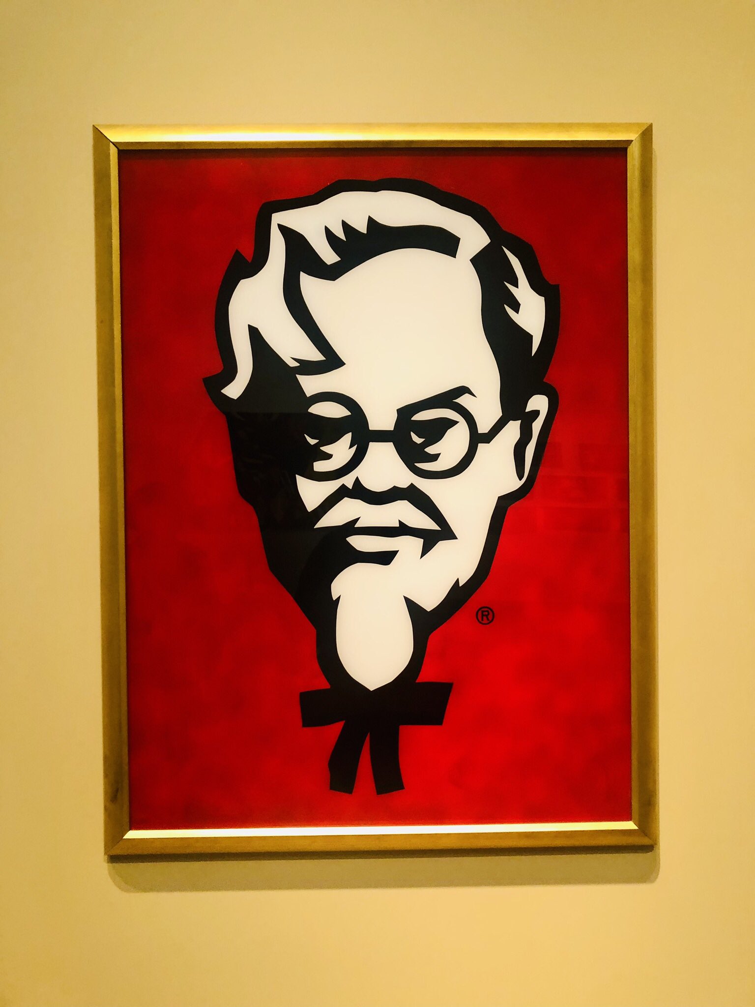 カーネル・サンダース 肖像画 1960 年代のヴィンテージ ケンタッキー フライド チキン KFC