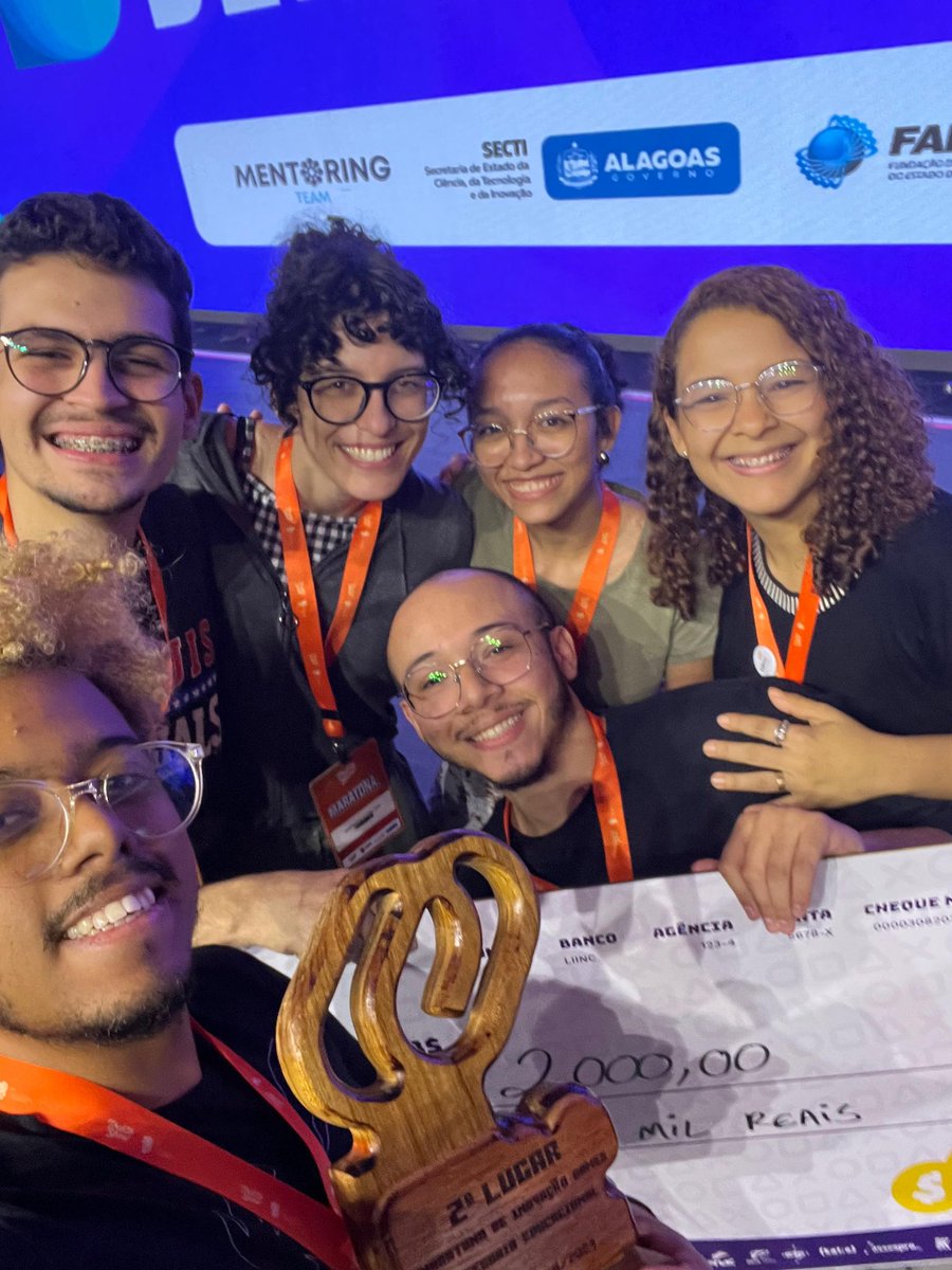 franbow_esa's tweet photo. Recentemente participei da maratona de inovação de games da @traktoshow 
Me inscrevi na intenção de aprender mais e adquirir novas experiências. Minha equipe competiu pela modalidade educacional e conquistamos o segundo lugar.
Estou muito feliz 💜 https://t.co/yj16yYtqel
