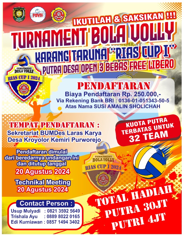 ig: @AgendaPurworejo (@agendapurworejo) on Twitter photo <a href="/ADVIEWINDONESIA/">ig: @ADVIEWINDONESIA</a> <a href="/makinmenemanimu/">MAKIN MENEMANIMU</a> <a href="/BantulMakmur/">🇮🇩Bantul❤️Makmur🆎 #gerbangJogja🇮🇩</a> <a href="/DJITOEMERAJOE/">djitoe merajoe segala sesoeatoe jang diinginkannja</a> <a href="/diadibaliklayar/">below the line creative channel</a> <a href="/PurworejoTumbuh/">PURWOREJO TUMBUH</a> <a href="/TWEET_PURWOREJO/">PURWOREJO APAPUN</a> <a href="/ADzonePURWOREJO/">ig: @ADzonePURWOREJO</a> <a href="/PurworejoUpdate/">UNIQUE UPDATE USEFUL</a> <a href="/BOBorobudur/">Badan Otorita Borobudur (BOB)</a> <a href="/DEEPERANDBEYOND/">deeper and beyond</a> <a href="/z104CreativeHub/">#dariKIRIkeKANAN</a> <a href="/darikirikekanan/">NEGERI INSTALASI</a> <a href="/KITAKELUARRUMAH/">KITA KE LUAR RUMAH</a> <a href="/RICEMILLANDFARM/">NGREMBOKO RICEMILL & FARM</a> <a href="/NGREMBOKOSTUDIO/">NGREMBOKO STUDIO</a> <a href="/OUTOFTHEBOXZONE/">OUTOFTHEBOXZONE INDONESIA</a> <a href="/FotograferVenue/">FOTOGRAFER VENUE</a> @FotograferMikro <a href="/FotograferEkraf/">FOTOGRAFER EKRAF</a> <a href="/Fotografer1000D/">Fotografer 1000 Destinasi</a> <a href="/TUJUHFOTOGRAFER/">KOMPOSISI 7 FOTOGRAFER</a> <a href="/FotograferScape/">FOTOGRAFERSCAPE</a> <a href="/FotograferSpace/">FOTOGRAFERSPACE</a> <a href="/FOTOGRAFERWORLD/">FOTOGRAFER WORLD</a> <a href="/FotograferMedia/">FOTOGRAFER MEDIA</a> <a href="/FotograferFlyer/">Fotografer Flyer | Relakah Anda Berbagi Flyer..??</a> <a href="/FotograferBener/">Fotografer Bener</a> <a href="/FotograferBruno/">Fotografer Bruno</a> <a href="/FotograferButuh/">Fotografer Butuh</a> <a href="/NOngkrongLIKErs/">ig: @NOngkrongLIKErs 📝📷📹📲</a> <a href="/mainkanKAMERAmu/">ig: @mainkanKAMERAmu</a> <a href="/BudayakanJepret/">ig: @BudayakanJepret</a> <a href="/PoerworedjoFess/">EDISI BANTU TEMAN</a> <a href="/RARUPANUSANTARA/">RARUPA NUSANTARA</a> <a href="/SibazuArtCentre/">SIBAZU ART CENTRE PURWOREJO</a> <a href="/AsliPoerworedjo/">TANPA KITA BEDA JALAN CERITA!</a> <a href="/GaleriPurworejo/">ig: @GaleriPurworejo</a> <a href="/GaleriDestinasi/">PERNAH PAMERAN FOTO | ig: @GaleriDestinasi</a> <a href="/FotograferAlami/">Fotografer Alami</a> <a href="/FotograferIdeal/">Fotografer Ideal</a> <a href="/FotograferAcara/">Fotografer Acara</a> <a href="/FotograferAlbum/">Fotografer Album</a> <a href="/FotograferEtnik/">Fotografer Etnik</a> <a href="/FotograferIklan/">Fotografer Iklan</a> <a href="/AuvigraferPasar/">ig: @AuvigraferPasar</a> <a href="/AuvigraferModel/">ig: AUVIGRAFER</a> <a href="/AUVIGRAFER/">model pasar iklan</a> <a href="/MiminAuvigrafer/">Mimin AUVIGRAFER</a> <a href="/OROORONGREMBOKO/">ORO ORO NGREMBOKO</a> Tanggal 20/08/2024 ditutup pendaftarannya..
#AgendaPurworejo | #VisitJawaTengah <a href="/ADVIEWINDONESIA/">ig: @ADVIEWINDONESIA</a> <a href="/makinmenemanimu/">MAKIN MENEMANIMU</a> <a href="/BantulMakmur/">🇮🇩Bantul❤️Makmur🆎 #gerbangJogja🇮🇩</a> <a href="/DJITOEMERAJOE/">djitoe merajoe segala sesoeatoe jang diinginkannja</a> <a href="/diadibaliklayar/">below the line creative channel</a> <a href="/PurworejoTumbuh/">PURWOREJO TUMBUH</a> <a href="/TWEET_PURWOREJO/">PURWOREJO APAPUN</a> <a href="/ADzonePURWOREJO/">ig: @ADzonePURWOREJO</a> <a href="/PurworejoUpdate/">UNIQUE UPDATE USEFUL</a> <a href="/BOBorobudur/">Badan Otorita Borobudur (BOB)</a> <a href="/DEEPERANDBEYOND/">deeper and beyond</a> <a href="/z104CreativeHub/">#dariKIRIkeKANAN</a> <a href="/darikirikekanan/">NEGERI INSTALASI</a> <a href="/KITAKELUARRUMAH/">KITA KE LUAR RUMAH</a> <a href="/RICEMILLANDFARM/">NGREMBOKO RICEMILL & FARM</a> <a href="/NGREMBOKOSTUDIO/">NGREMBOKO STUDIO</a> <a href="/OUTOFTHEBOXZONE/">OUTOFTHEBOXZONE INDONESIA</a> <a href="/FotograferVenue/">FOTOGRAFER VENUE</a> @FotograferMikro <a href="/FotograferEkraf/">FOTOGRAFER EKRAF</a> <a href="/Fotografer1000D/">Fotografer 1000 Destinasi</a> <a href="/TUJUHFOTOGRAFER/">KOMPOSISI 7 FOTOGRAFER</a> <a href="/FotograferScape/">FOTOGRAFERSCAPE</a> <a href="/FotograferSpace/">FOTOGRAFERSPACE</a> <a href="/FOTOGRAFERWORLD/">FOTOGRAFER WORLD</a> <a href="/FotograferMedia/">FOTOGRAFER MEDIA</a> <a href="/FotograferFlyer/">Fotografer Flyer | Relakah Anda Berbagi Flyer..??</a> <a href="/FotograferBener/">Fotografer Bener</a> <a href="/FotograferBruno/">Fotografer Bruno</a> <a href="/FotograferButuh/">Fotografer Butuh</a> <a href="/NOngkrongLIKErs/">ig: @NOngkrongLIKErs 📝📷📹📲</a> <a href="/mainkanKAMERAmu/">ig: @mainkanKAMERAmu</a> <a href="/BudayakanJepret/">ig: @BudayakanJepret</a> <a href="/PoerworedjoFess/">EDISI BANTU TEMAN</a> <a href="/RARUPANUSANTARA/">RARUPA NUSANTARA</a> <a href="/SibazuArtCentre/">SIBAZU ART CENTRE PURWOREJO</a> <a href="/AsliPoerworedjo/">TANPA KITA BEDA JALAN CERITA!</a> <a href="/GaleriPurworejo/">ig: @GaleriPurworejo</a> <a href="/GaleriDestinasi/">PERNAH PAMERAN FOTO | ig: @GaleriDestinasi</a> <a href="/FotograferAlami/">Fotografer Alami</a> <a href="/FotograferIdeal/">Fotografer Ideal</a> <a href="/FotograferAcara/">Fotografer Acara</a> <a href="/FotograferAlbum/">Fotografer Album</a> <a href="/FotograferEtnik/">Fotografer Etnik</a> <a href="/FotograferIklan/">Fotografer Iklan</a> <a href="/AuvigraferPasar/">ig: @AuvigraferPasar</a> <a href="/AuvigraferModel/">ig: AUVIGRAFER</a> <a href="/AUVIGRAFER/">model pasar iklan</a> <a href="/MiminAuvigrafer/">Mimin AUVIGRAFER</a> <a href="/OROORONGREMBOKO/">ORO ORO NGREMBOKO</a> Tanggal 20/08/2024 ditutup pendaftarannya..
#AgendaPurworejo | #VisitJawaTengah