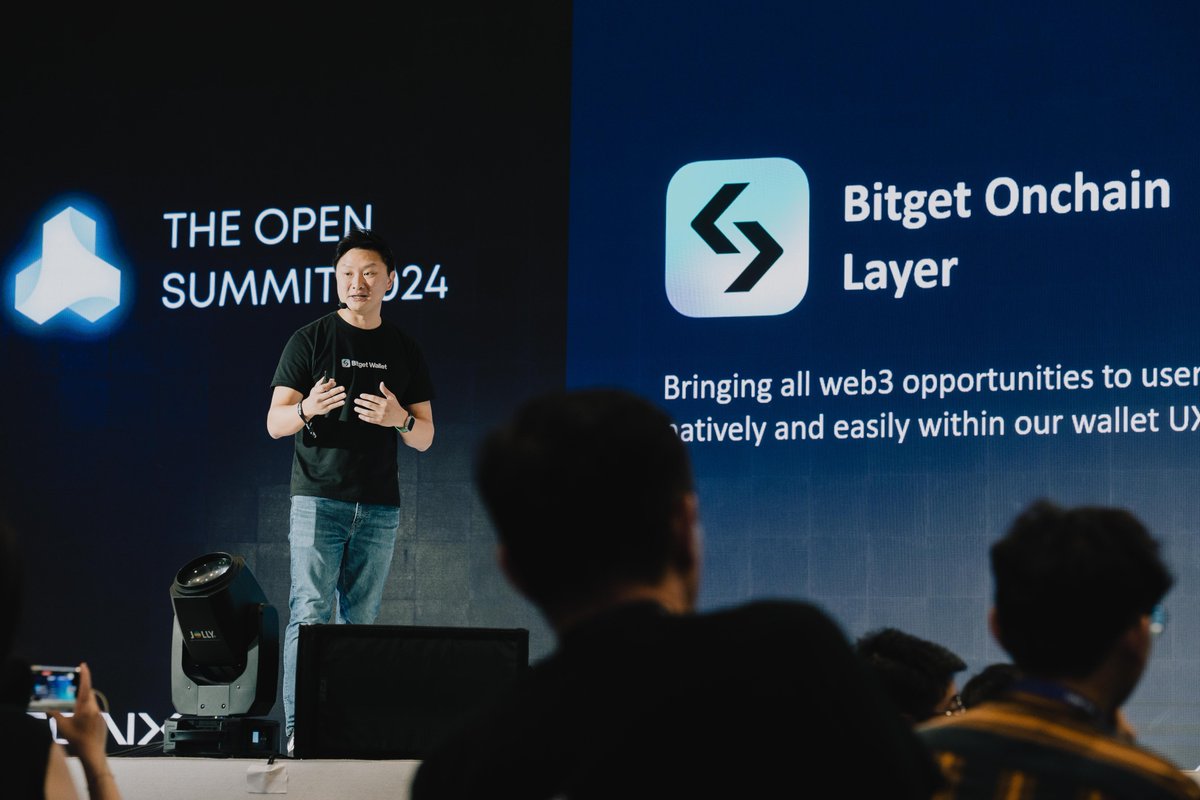 BitgetWallet's tweet image. Anyone here a fan of @alvin_kan? Because we are 🩵

Alvin spoke about #BitgetWallet and key feautures like our Bitget Onchain Layer during his keynote at #TheOpenSummit 👀

Drop by our booth and say &quot;GM&quot; 🔥

#EventwithBitget #ABS2024 #TOS @bitgetglobal @bitgettw