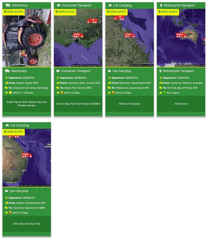 Freightoz_au's tweet image. 📷 Ready to hit the road and take on a new challenge? Check out Freight Oz&apos;s latest consignments waiting for skilled transport operators like you! #TransportOperators #FreightOz #onthemove
📷 Click here: freightoz.com.au/landing-page-s…