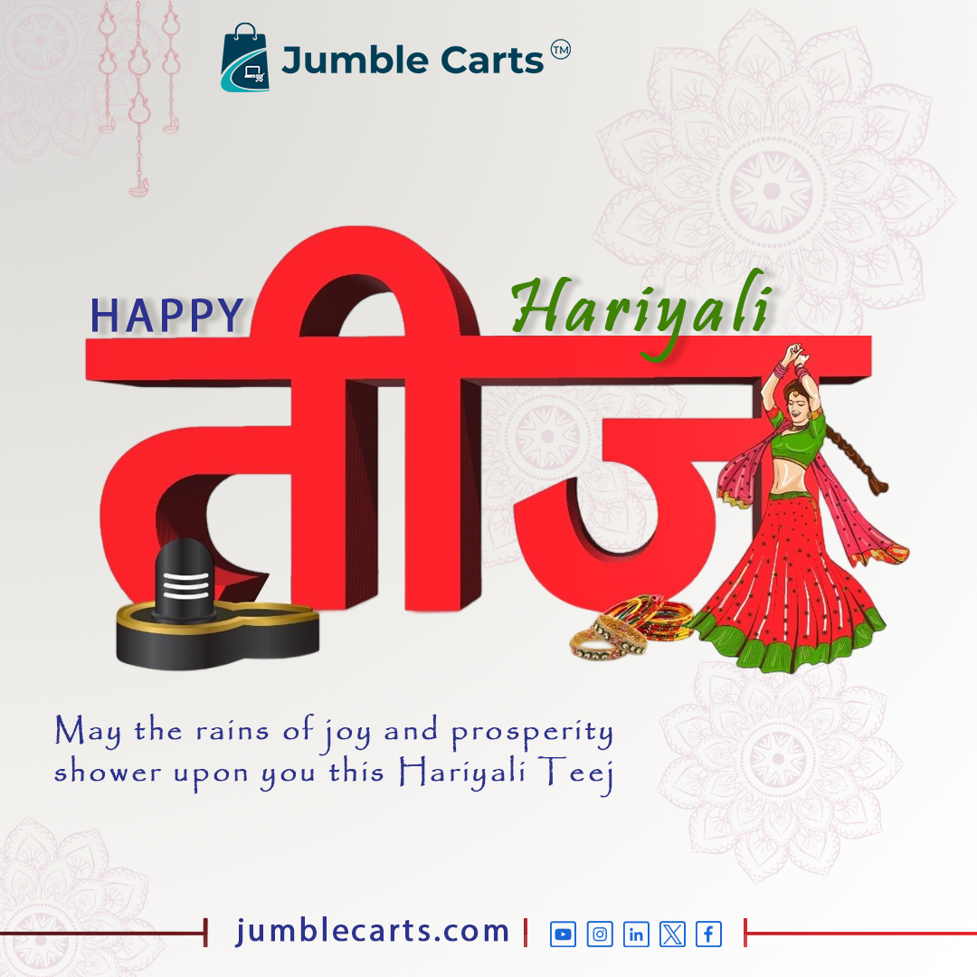CartsJumble's tweet photo. #HariyaliTeej #TeejCelebrations #GreenTeej #HariyaliTeej2024 #TeejVibes #TeejFestival
#TeejTraditions #TeejRituals #TeejFasting
#TeejFestivities https://t.co/XmoUrzcFGZ