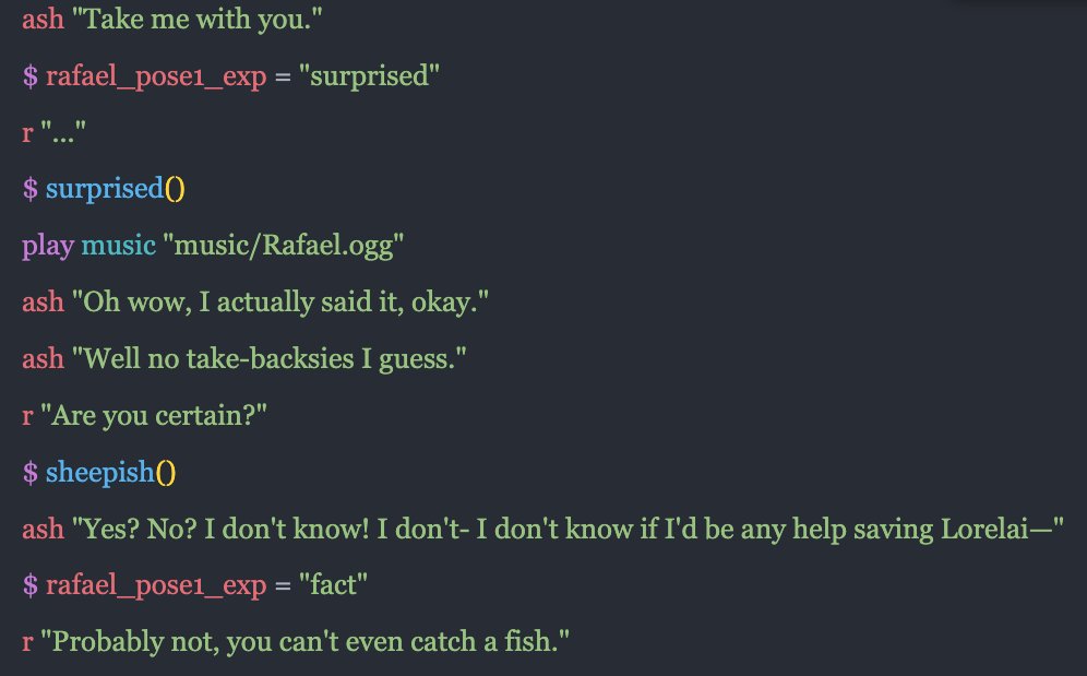 I was reading through the end of the pretenders guild for a patreon bonus story I'm writing, and...god I love Rafael